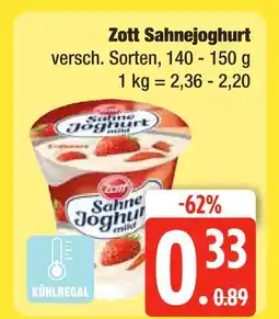 Edeka Zott sahnejoghurt Angebot