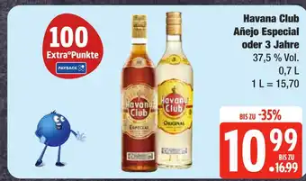 Edeka Havana club añejo especial oder 3 jahre Angebot