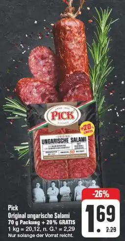 Edeka Pick original ungarische salami Angebot