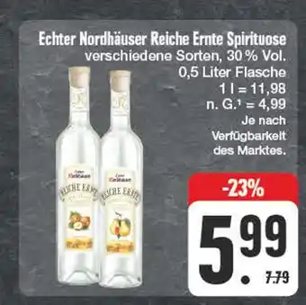 Edeka Echter nordhäuser reiche ernte spirituose Angebot