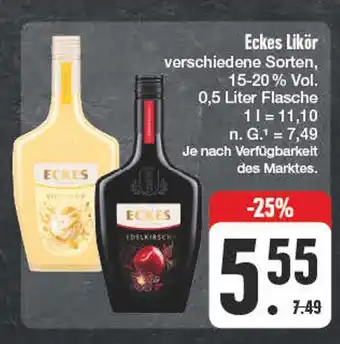 Edeka Eckes likör Angebot