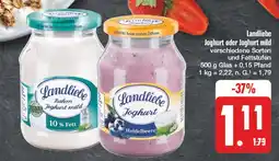 Edeka Landliebe joghurt oder joghurt mild Angebot