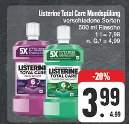 Edeka Listerine total care mundspülung Angebot