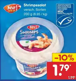 Netto Marken-Discount Sea gold shrimpssalat Angebot