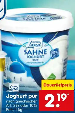 Netto Marken-Discount Gutes land joghurt pur Angebot