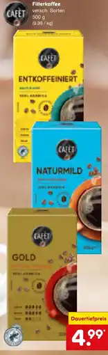 Netto Marken-Discount Cafet filterkaffee Angebot