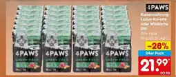 Netto Marken-Discount 4paws katzennahrung lamm karotte oder wildlachs dill Angebot