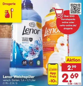 Netto Marken-Discount Lenor lenor weichspüler Angebot