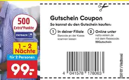 Netto Marken-Discount Payback hotelgutschein Angebot