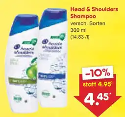 Netto Marken-Discount Head & shoulders shampoo Angebot