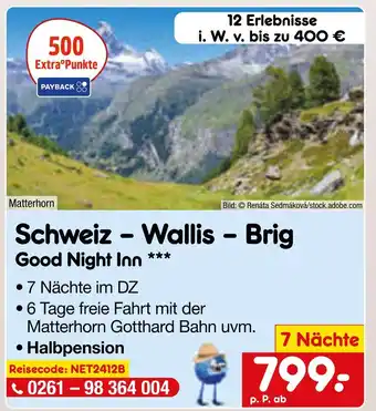 Netto Marken-Discount Good night inn schweiz – wallis – brig Angebot