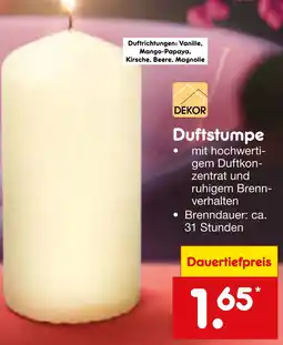 Netto Marken-Discount Dekor duftstumppe Angebot