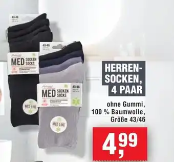 Handelshof HERREN- SOCKEN, 4 PAAR Angebot