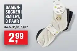 Handelshof DAMEN- SOCKEN SMILEY, 3 PAAR Angebot