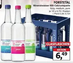 Lösch Depot FORSTETAL Mineralwasser 600 Calciumquelle Angebot