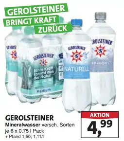 Lösch Depot GEROLSTEINER Mineralwasser Angebot