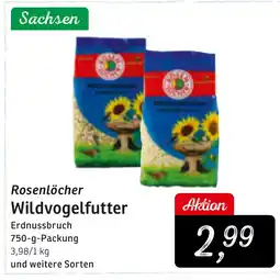 KONSUM Rosenlöcher Wildvogelfutter Angebot