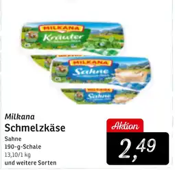 KONSUM Milkana Schmelzkäse Angebot