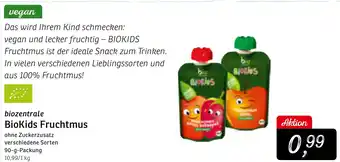 KONSUM biozentrale BioKids Fruchtmus Angebot
