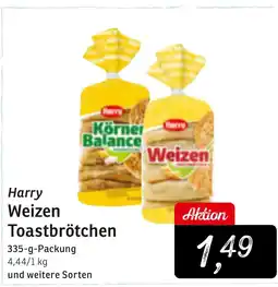 KONSUM Harry Weizen Toastbrötchen Angebot