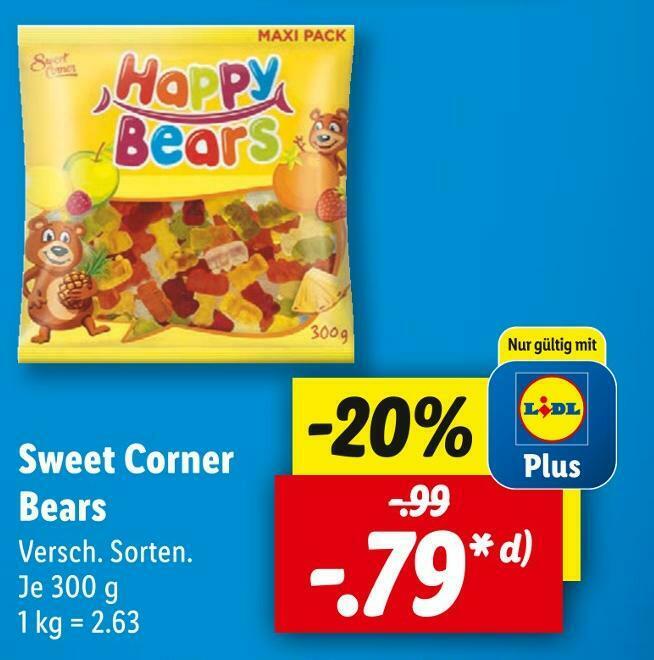Sweet corner bears Angebot bei Lidl