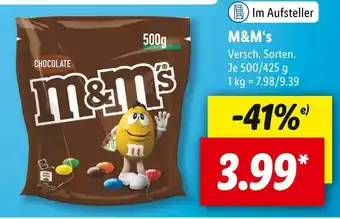 Lidl Mars company schokolinsen Angebot