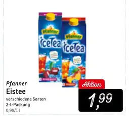 KONSUM Pfanner Eistee Angebot