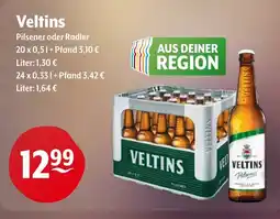 Trink und Spare Veltins Pilsener oder Radler Angebot