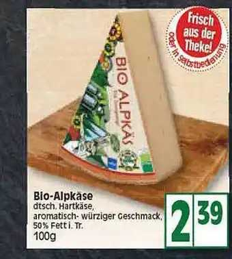 E Reichelt Bio Alpkäse Angebot