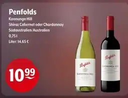 Trink und Spare Penfolds Koonunga Hill Angebot