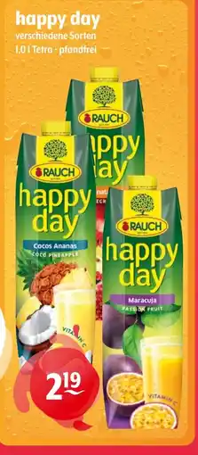 Trink und Spare RAUCH happy day Angebot