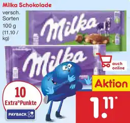 Netto Marken-Discount Milka Schokolade Angebot