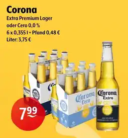 Trink und Spare Corona Extra Premium Lager oder Cero 0,0% Angebot