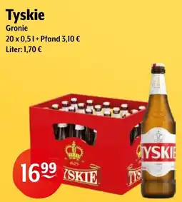 Trink und Spare Tyskie Gronie Angebot