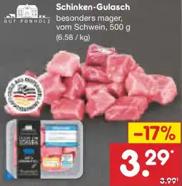 Netto Marken-Discount GUT PONHOLZ Schinken-Gulasch Angebot