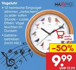 Netto Marken-Discount MAXXMEE Vogeluhr Angebot