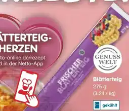 Netto Marken-Discount Genuss Welt Blätterteig vegan Angebot