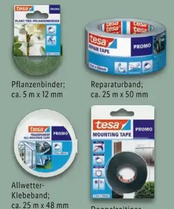 Lidl Tesa Garten-Klebebandsortiment Angebot