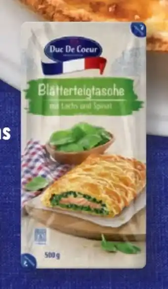 Lidl Duc De Coeur Lachs-Spinat-Blätterteigtasche Angebot