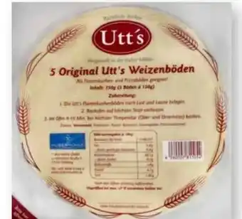 Scheck-in-Center Utt‘s Flammkuchenböden Angebot