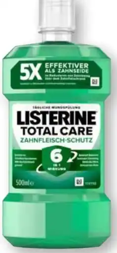 Scheck-in-Center Listerine Mundspülung Angebot