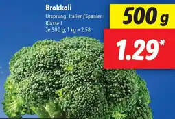 Lidl Brokkoli Angebot