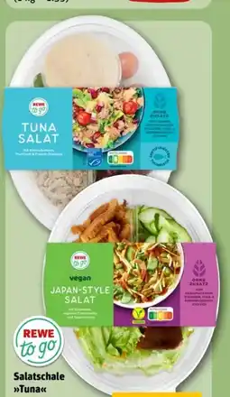 REWE Center Rewe to go Salatschale Tuna Angebot