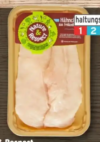 REWE Nature & Respect Freiland Hähnchen Minutenschnitzel Angebot