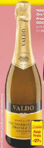 Netto Marken-Discount Valdo Valdobbiadene Prosecco Superiore Marca Oro Angebot