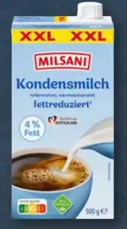 Aldi Süd Milsani Fettreduzierte Kondensmilch XXL Angebot