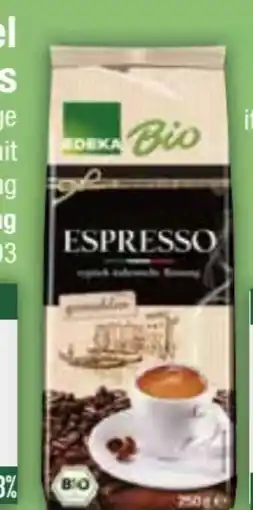 E-Center Edeka Bio Bio-Espresso Angebot