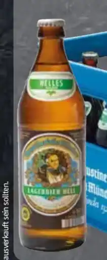 Edeka Augustiner Bräu Lagerbier Hell Angebot