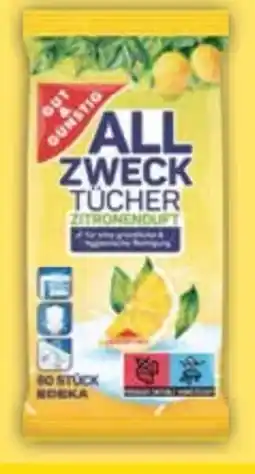 E-Center Gut & Günstig Allzweck-Tücher Angebot