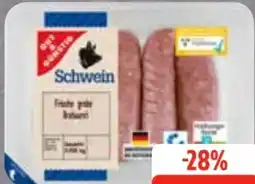 Edeka Frischemarkt Gut & Günstig Grobe Bratwurst Angebot